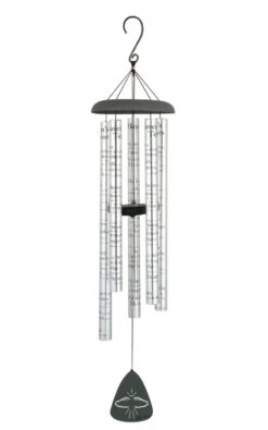 44" Clear Signature Sonnets Heaven's Tears Outdoor Bereavement Wind Chime